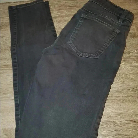 Eileen Fisher Dark Gray Skinny Denim Stretch Jeans Size 2 Measures 29 x 30 - Picture 1 of 6